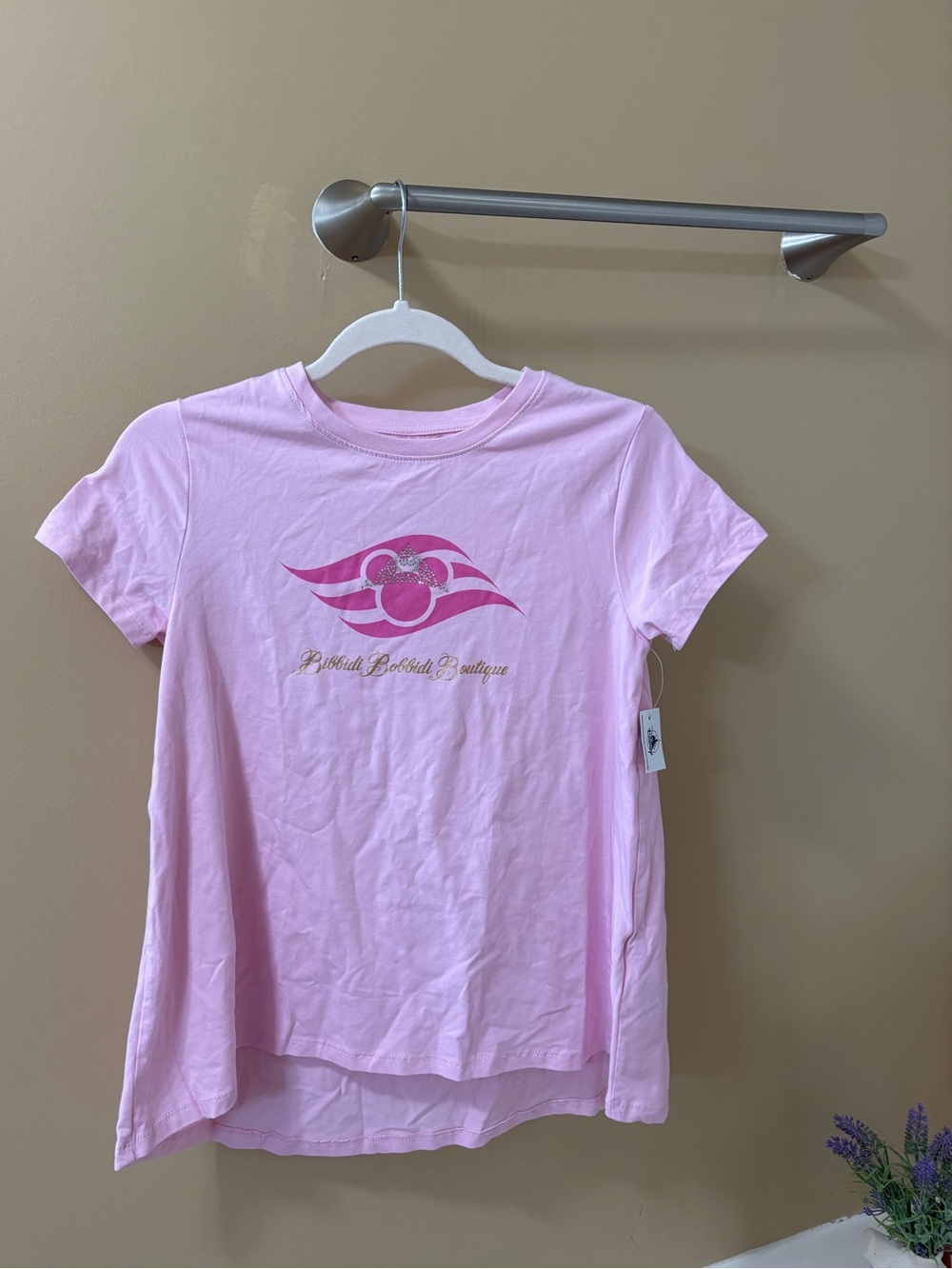 5/$25 Disney Cruise Line Bibbidi Bobbidi Boutique Shirt Girls XL NWT